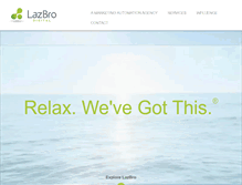 Tablet Screenshot of lazbro.com
